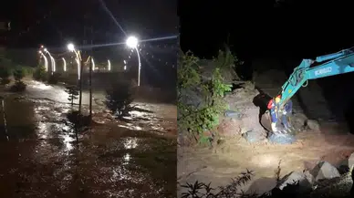 Rize'de Kuvvetli Yağışlar Hayatı Olumsuz Etkiledi: Sel ve Heyelan Olayları Meydana Geldi