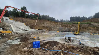 Trabzon Hıdırnebi Sel Kapanı Projesinde İnceleme Yapıldı