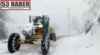 Ortahisar Belediyesi Kırsal Mahallelerde Karla Mücadeleyi Sürdürüyor