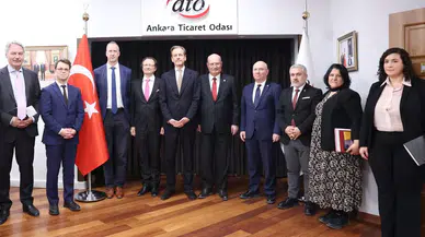 Belçika'nın Ankara Büyükelçisi Van De Velde ATO'yu Ziyaret Etti