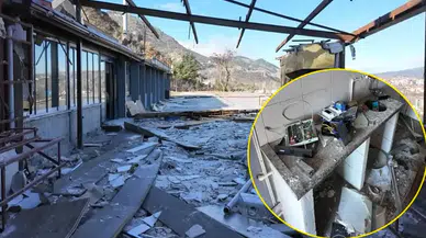 Isparta belediyesinin mülkünü harabeye çevirdiler