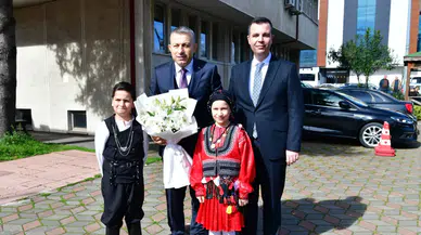 Trabzon Valisi Tahir Şahin’den Vakfıkebir Kaymakamlığı’na Ziyaret