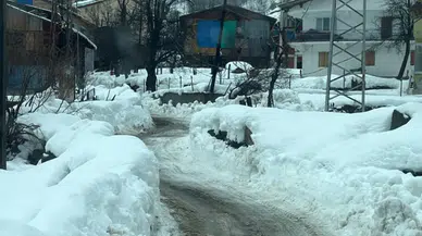 Şavşat’ta yol açma çalışmaları aralıksız sürüyor