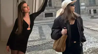 Afra Saraçoğlu Milano’da Göz Kamaştırdı! Tarzı ve Güzelliği Sosyal Medyayı Salladı