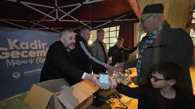 Arsin’de Kadir Gecesi’ne Özel Buluşma: Başkan Hamza Bilgin’den Kandil Simidi İkramı