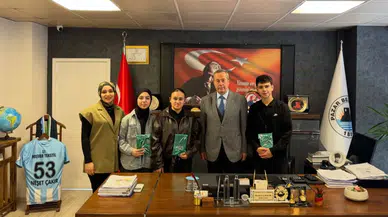 Pazar Belediyesi’nde Anlamlı Ziyaret: Öğrencilerden Başkan Neşet Çakır’a Çevre Odaklı Buluşma