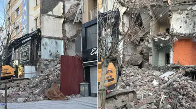 Sivas’ta yıkım çalışmasında hasar: 21 daire tahliye edildi