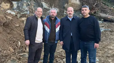 Arhavi Başköy’de Yol Çalışmaları Yerinde İncelendi