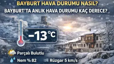 14 Mart 2026 Bayburt Hava Durumu: Kar Yağışı Bekleniyor mu, Sıcaklık Kaç Derece Olacak?