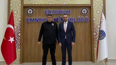 DAP Başkanı Halil İbrahim Güray’dan Emniyet Müdürü Karaburun’a Ziyaret