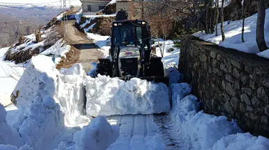 Pazaryolu’nda Karla Mücadele Sürüyor: Meşebaşı Mahallesi’nde Yoğun Mesai