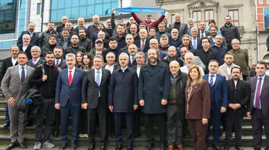 Arsin Belediye Başkanı Hamza Bilgin Trabzon’da Bayramlaşma Programına Katıldı