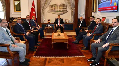 Türkiye Barolar Birliği heyetinden Trabzon Valisi Tahir Şahin’e ziyaret