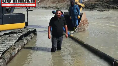 Ağrı’da Muhtar Yavuz Özen’in girişimiyle su hattı onarıldı