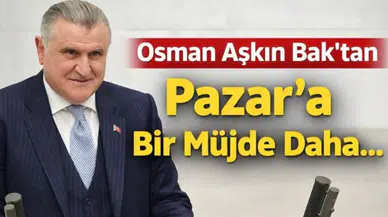 Bakan Osman Aşkın Bak’tan Pazar’a Yeni Müjde: Kordon Sahil Projesi Geliyor