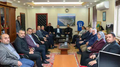 AK Parti Heyetinden Ardeşen Kaymakamı Ferhat Altay’a Ziyaret