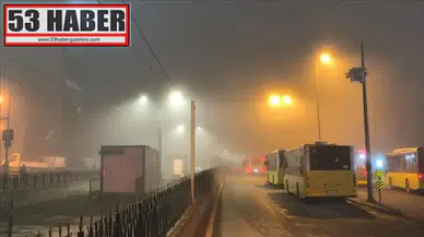 İstanbul'un bazı ilçelerinde sis etkili oldu