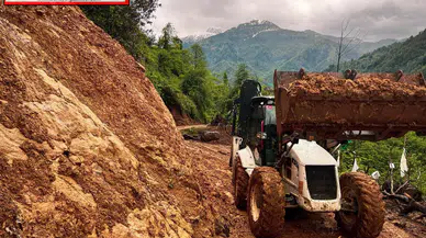 Rize’de Şiddetli Yağışın Ardından 27 Köyde Çalışmalar Sürüyor