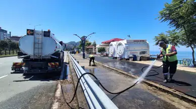 Trabzon Büyükşehir Belediyesi Yaz Sezonunda Temizlik Mesaisini Artırdı