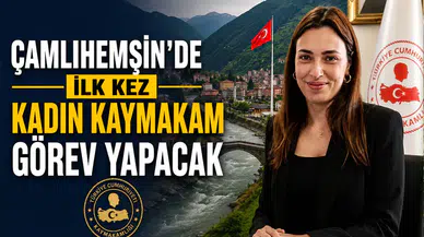 Çamlıhemşin'in İlk Kadın Kaymakamı Gizem Çiçek Vekaleten Göreve Başladı