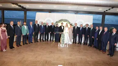 Rize'de Protokol Nikâhı! Bakanlar ve Üst Düzey İsimler Furkan Metin ile Özge İlme'nin Nikâhında Buluştu