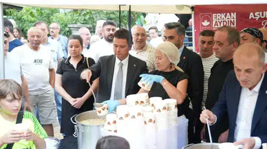 Başkan Erkan Aydın, Aşure Günü'nde Küplüpınar'daki Vatandaşlarla Bereketi Paylaştı