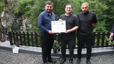 Ardeşen Kaymakamı Ferhat Altay'a Tunca Belediyesi'nden Veda Programı