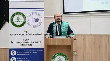Artvin Çoruh Üniversitesi Rektörü Prof. Dr. İbrahim Aydın, Hopa İİBF'de "Terörsüz Türkiye" Temalı Açılış Dersi Verdi