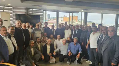 Rize Belediye Başkanı Rahmi Metin, Gaziantep'ten Gelen 60 Kişilik Muhtar Heyetini Ağırladı