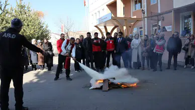 Erzurum’da Aile ve Sosyal Hizmetler’den Afet Farkındalığına Yönelik Tatbikat