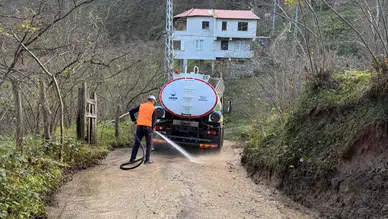 Arsin’de Temizlik Çalışmaları Aralıksız Sürüyor
