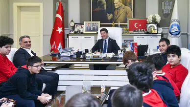 Matematik Olimpiyatları Şampiyonları Ortahisar’da Ağırlandı