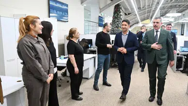 Erzurum'daki QNB Bank Çağrı Merkezi, 24/7 hizmetle 850 çalışana sahip