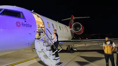 Tokat'ta doğuştan kalp rahatsızlığı olan bebek, ambulans uçakla Ankara'ya sevk edildi