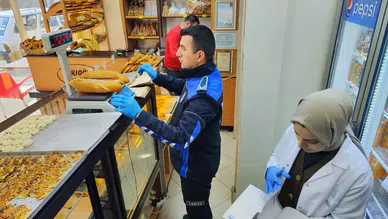 Rize'de fırınlarda hijyen ve gramaj denetimi Ramazan öncesi sürüyor
