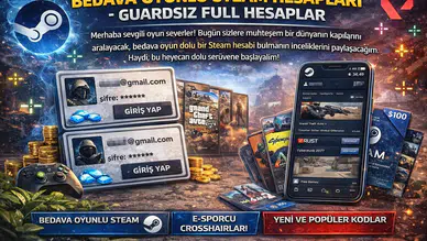 2026 Bedava Oyunlu Steam Hesapları | Guardsız Full Hesaplar