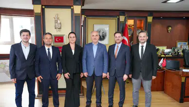Rize Eczacı Odası’ndan Başkan Rahmi Metin’e Ziyaret