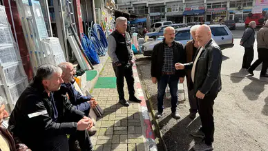 Çarşıbaşı’nda Esnaf ve Vatandaş Ziyareti