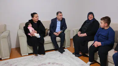 Vali Eldivan’dan Şehit Ailesine Bayram Ziyareti