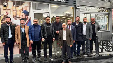 Erzurum'da din görevlilerinin buluştuğu anlamlı düğün yemeği