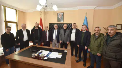 Trabzon Esnaf ve Sanatkârlar Odaları Birliği’nden Of Şoförler Odası’na Ziyaret