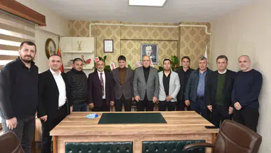 Trabzon Esnaf ve Sanatkârlar Odaları Birliği’nden Sürmene Esnaf Odası’na Ziyaret