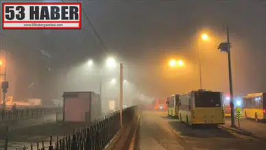 İstanbul'un bazı ilçelerinde sis etkili oldu