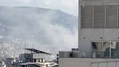İsrail, Lübnan'ın Beyrut kentine hava saldırısı düzenledi: Dahiye bölgesi vuruldu!
