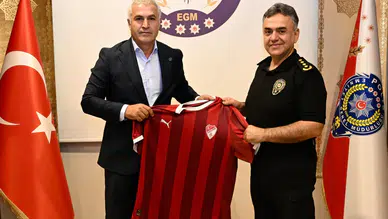 Başkan Ahmet Toprak, Emniyet Müdürü Aydın Karan'ı Ziyaret Etti!