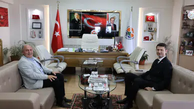 Arhavi Kaymakamı Burak Çimşir'den Belediyeye Veda Ziyareti