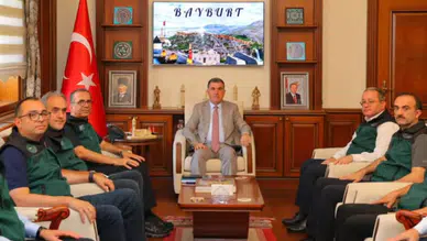 DSİ Heyetinden Bayburt Valisi Mustafa Eldivan’a Ziyaret