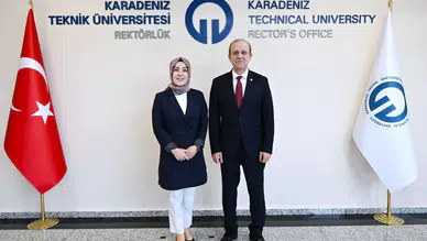 Bahar Ayvazoğlu’ndan KTÜ Rektörü Çuvalcı’ya Ziyaret