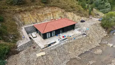 Bayburt Sırakayalar Şelalesi’nde turizm çalışmaları hız kesmeden sürüyor