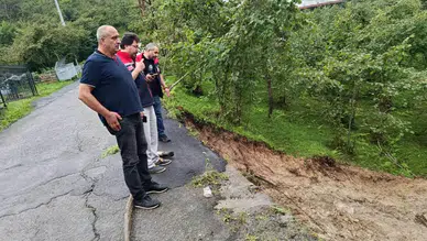 Yomra’da Yağıştan Zarar Gören Fındık Bahçelerinde Hasar Tespiti